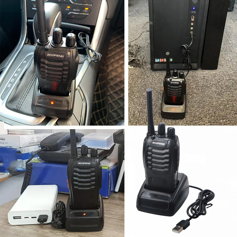 Baofeng BF-88E Walkie Talkie 0.5W UHF 16 Channel PMR Kit