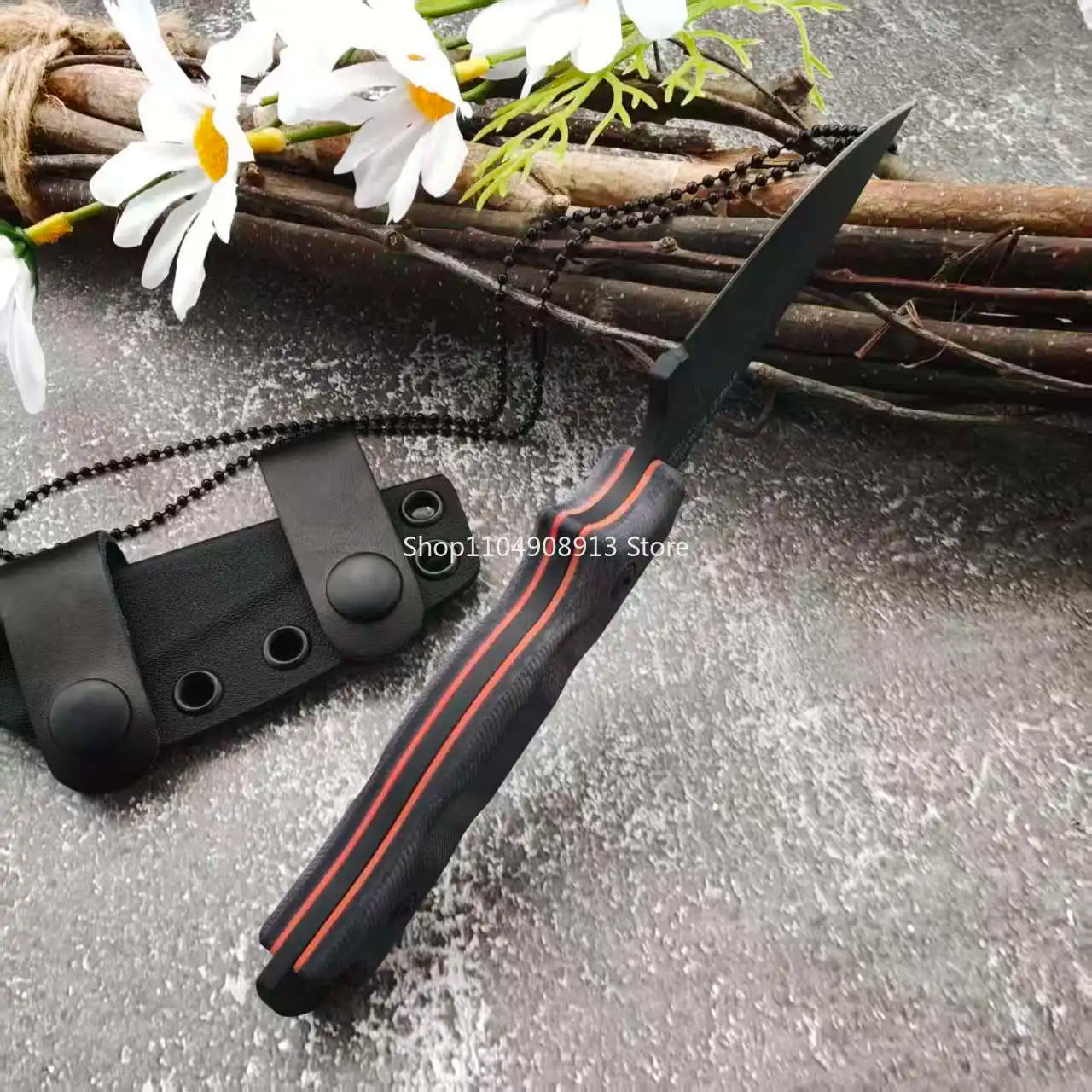 Wilderness Escape Multi Knife Stainless Steel 8Cr13Mov G10 Handle