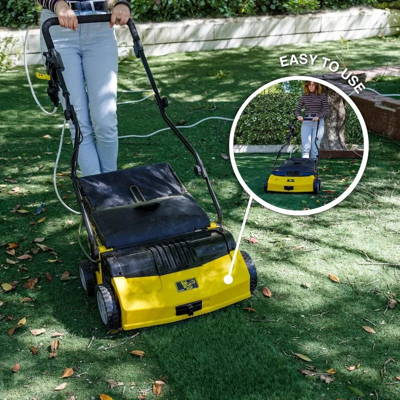 Turf Vacuum Sweeper For Synthetic Grass 1600W Corded Electric