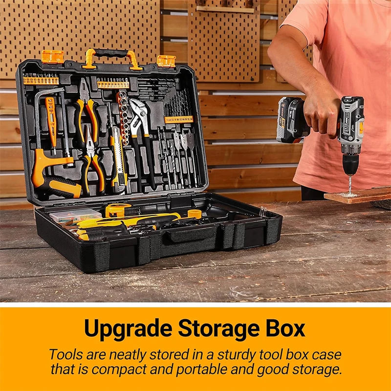 DEKO 20V Cordless Drill Kit With Battery For Home DIY