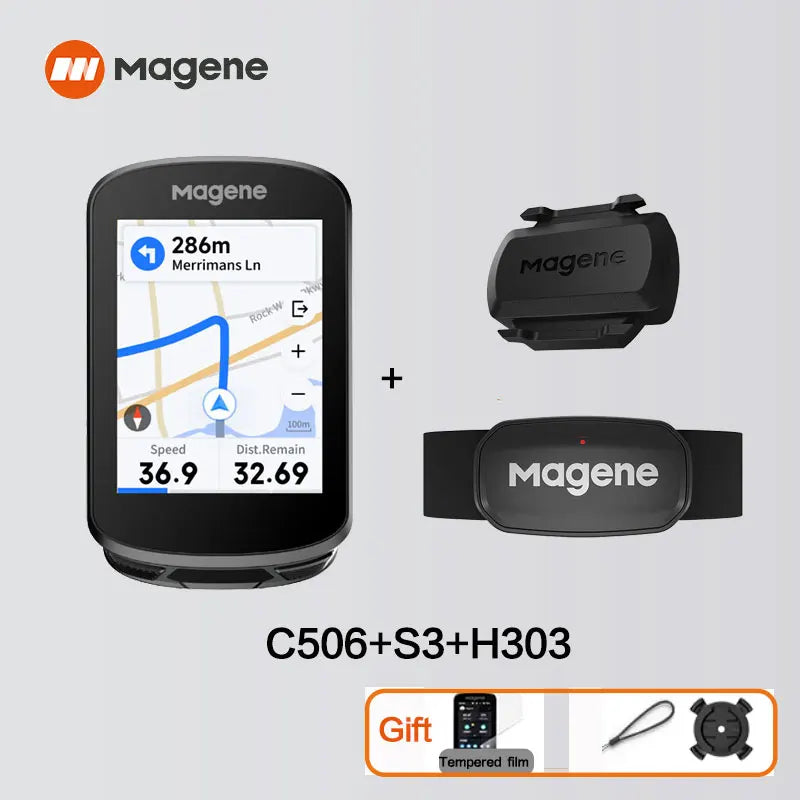 Magene C506 GPS Bike Computer With Navigation And WiFi Speedometer