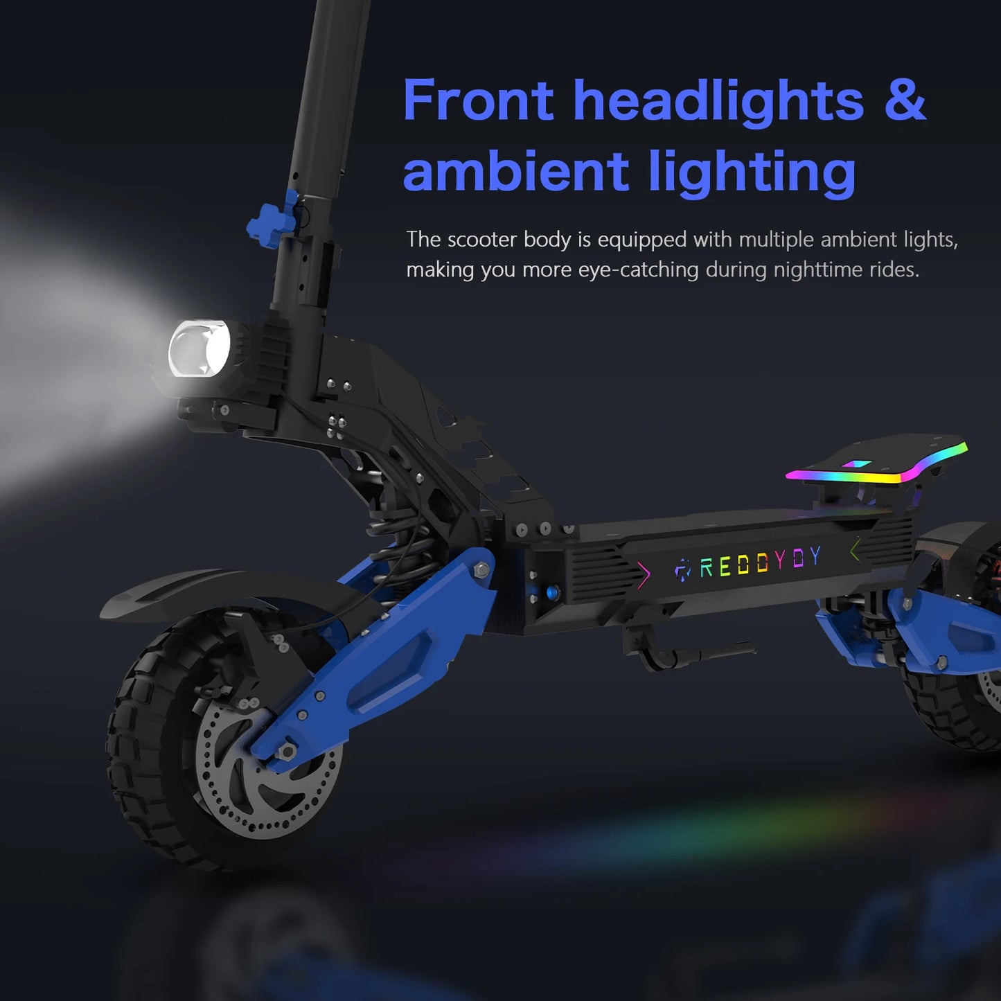 REDDYDY Electric Offroad Scooter Dual Motor 50 MPH