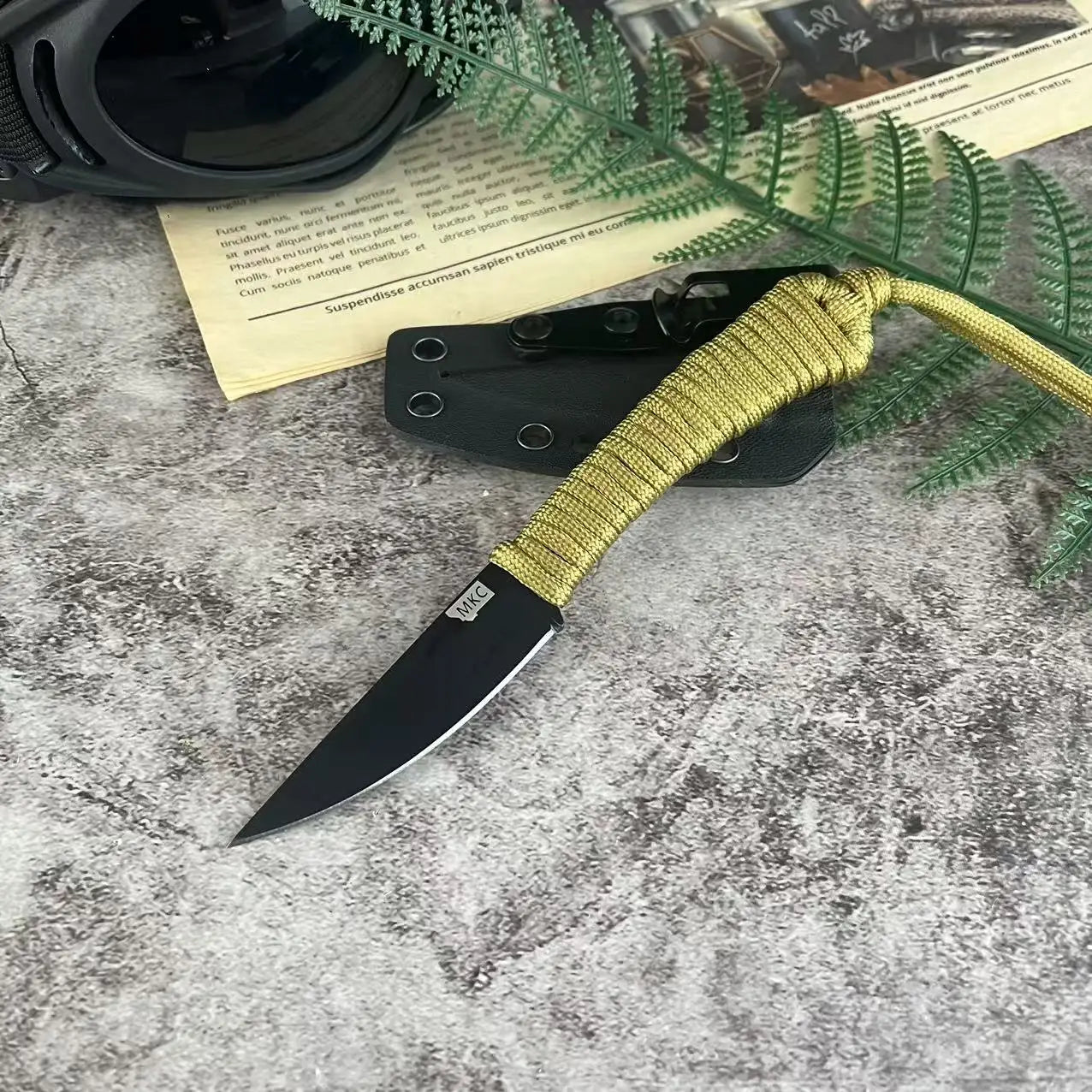 Montana MKC Fixed Blade Knife for Hiking and Hunting Outdoors