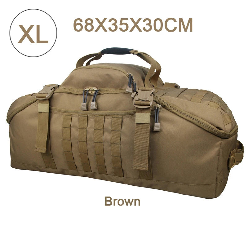LQARMY Outdoor Molle Tactical Backpack for Hiking Camping Travel