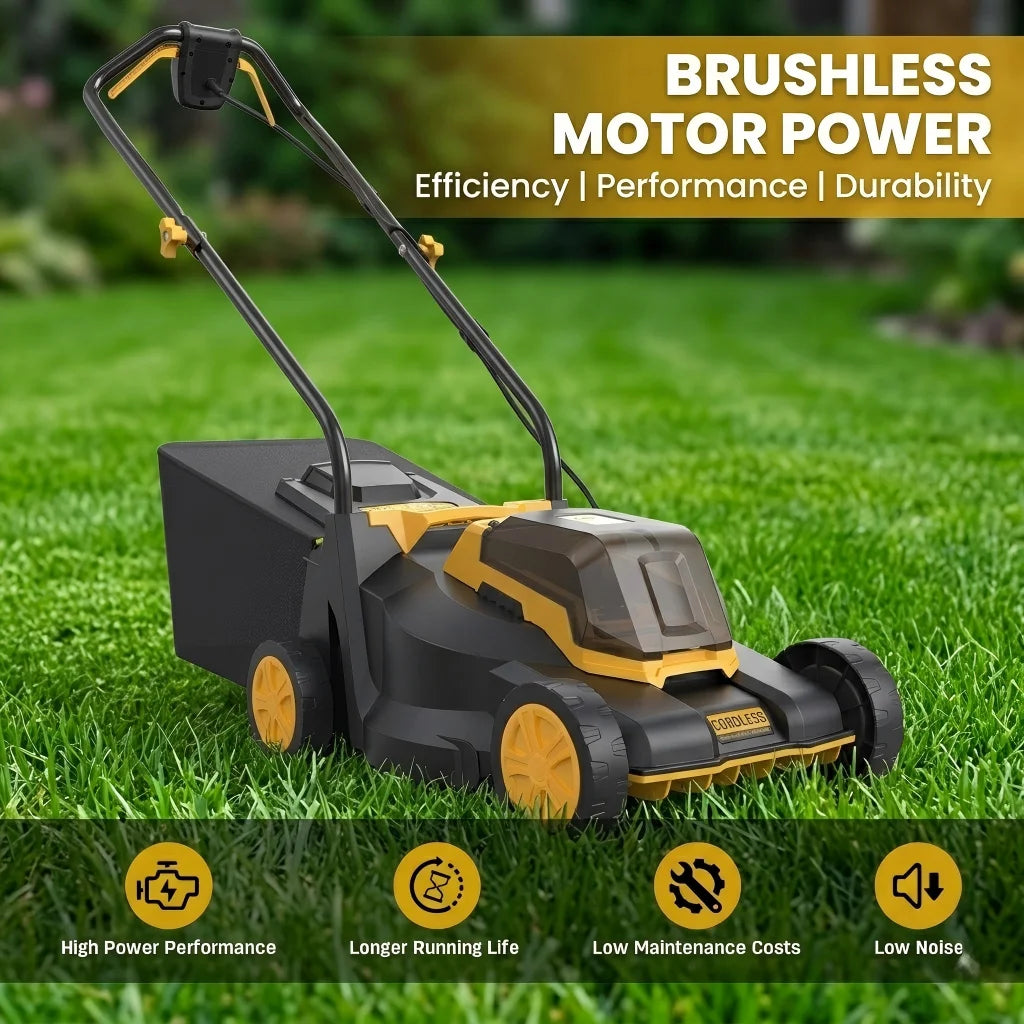 Dovaman Cordless Lawn Mower Compatible With Dewalt 20V Max Battery