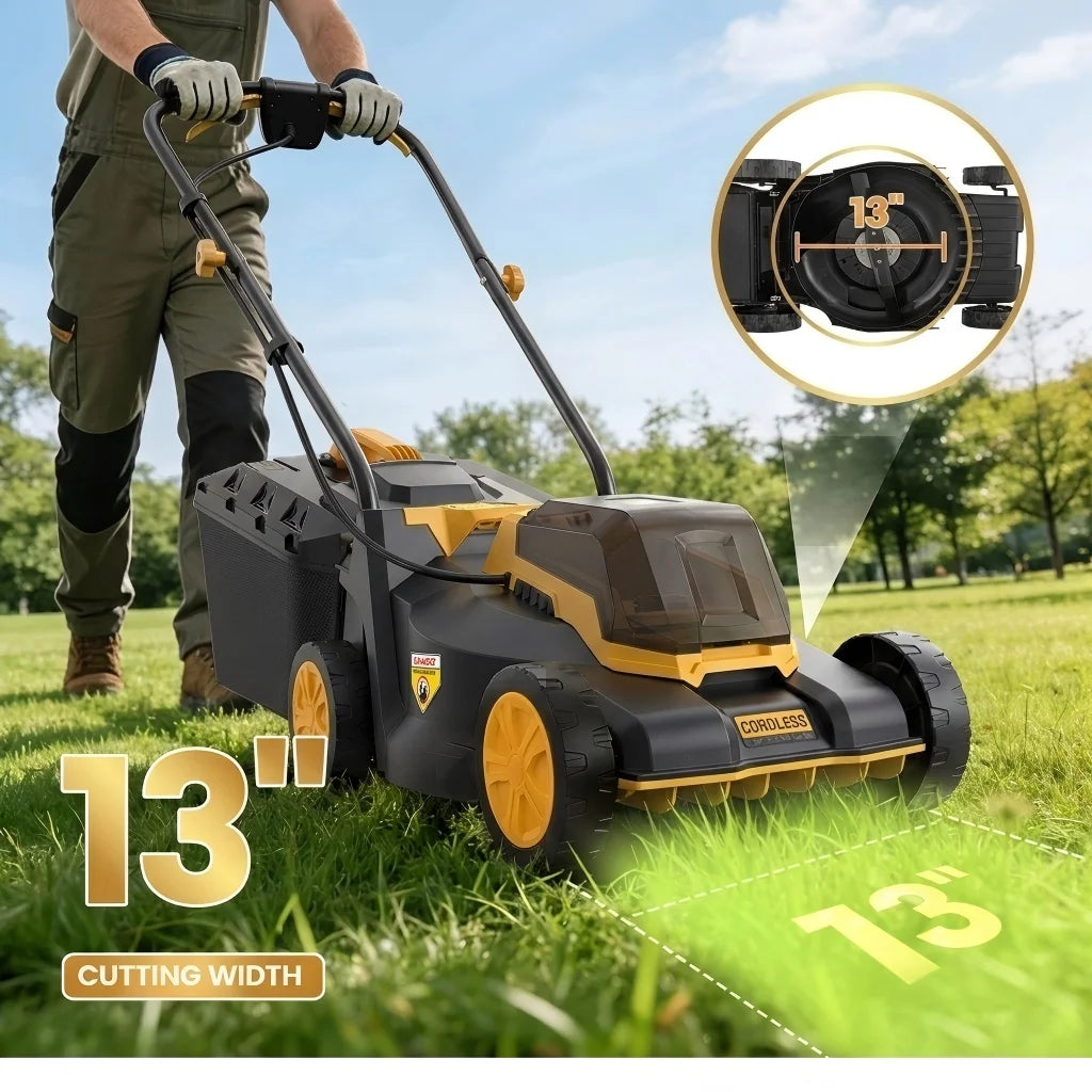 Dovaman Cordless Lawn Mower Compatible With Dewalt 20V Max Battery