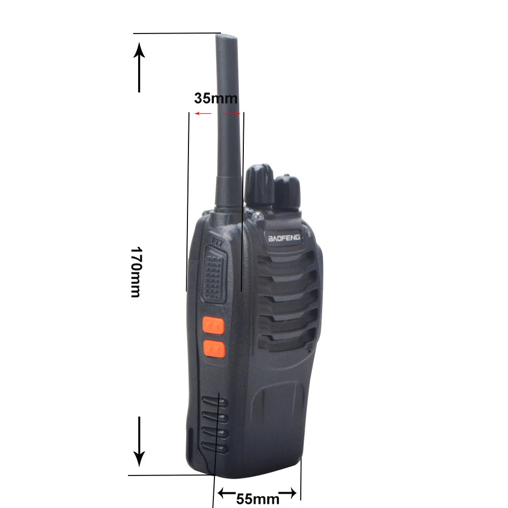 Baofeng BF-88E Walkie Talkie 0.5W UHF 16 Channel PMR Kit
