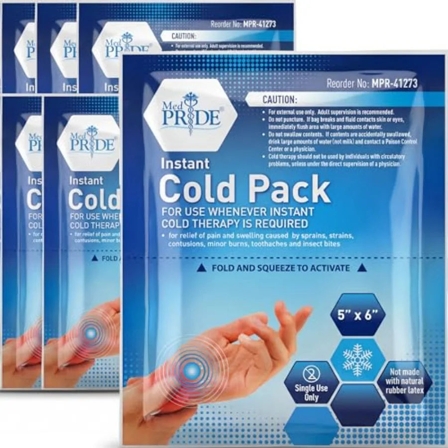 First Aid Cold Therapy Ice Pack Kit No Freezer Needed for Injuries