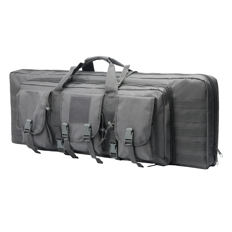 LQARMY Tactical Double Rifle Case Molle Bag Sniper