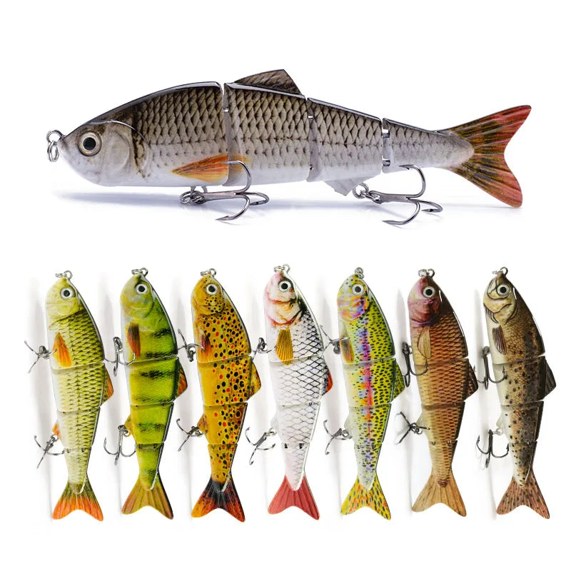 Hanlin Multi Jointed Swimbait Lure Sinking Bass Fishing