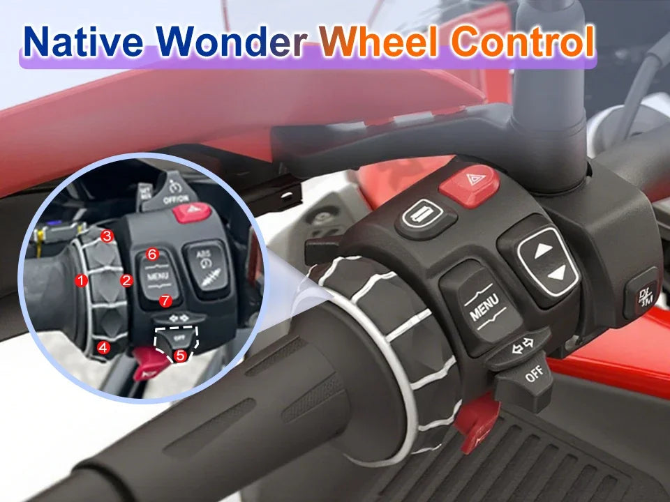 RICOEL Motorcycle Navigation With Wireless CarPlay Android Auto For BMW
