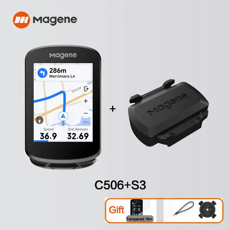 Magene C506 GPS Bike Computer With Navigation And WiFi Speedometer