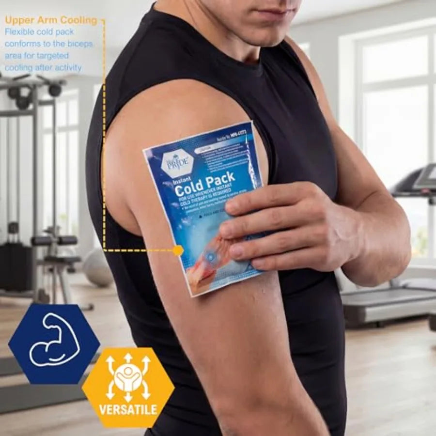 First Aid Cold Therapy Ice Pack Kit No Freezer Needed for Injuries