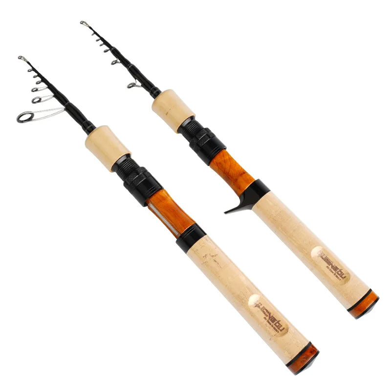 Telescopic Luya Rod Fishing Rod With Soft Microobject Vibration