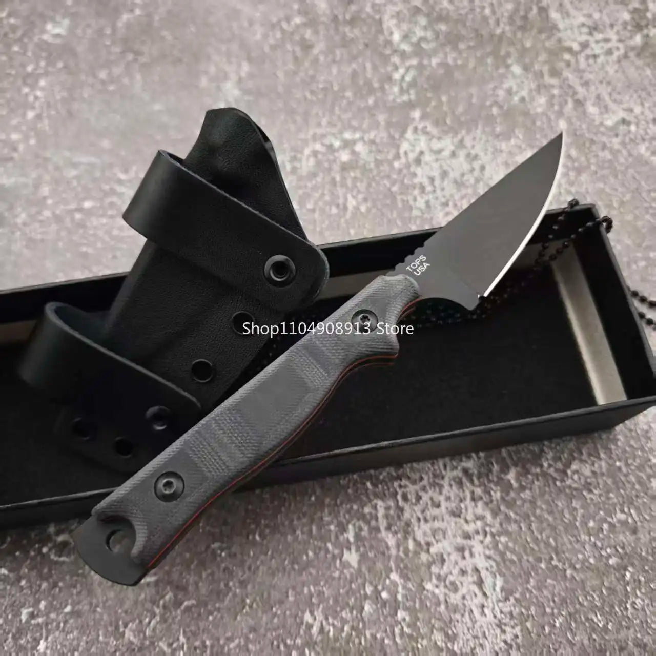 Wilderness Escape Multi Knife Stainless Steel 8Cr13Mov G10 Handle