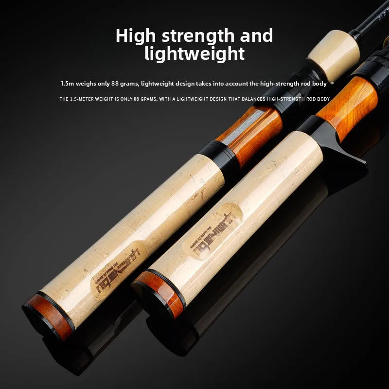 Telescopic Luya Rod Fishing Rod With Soft Microobject Vibration
