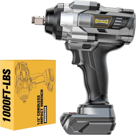 Cordless Impact Wrench 20V Battery Compatible High Torque 4 Modes