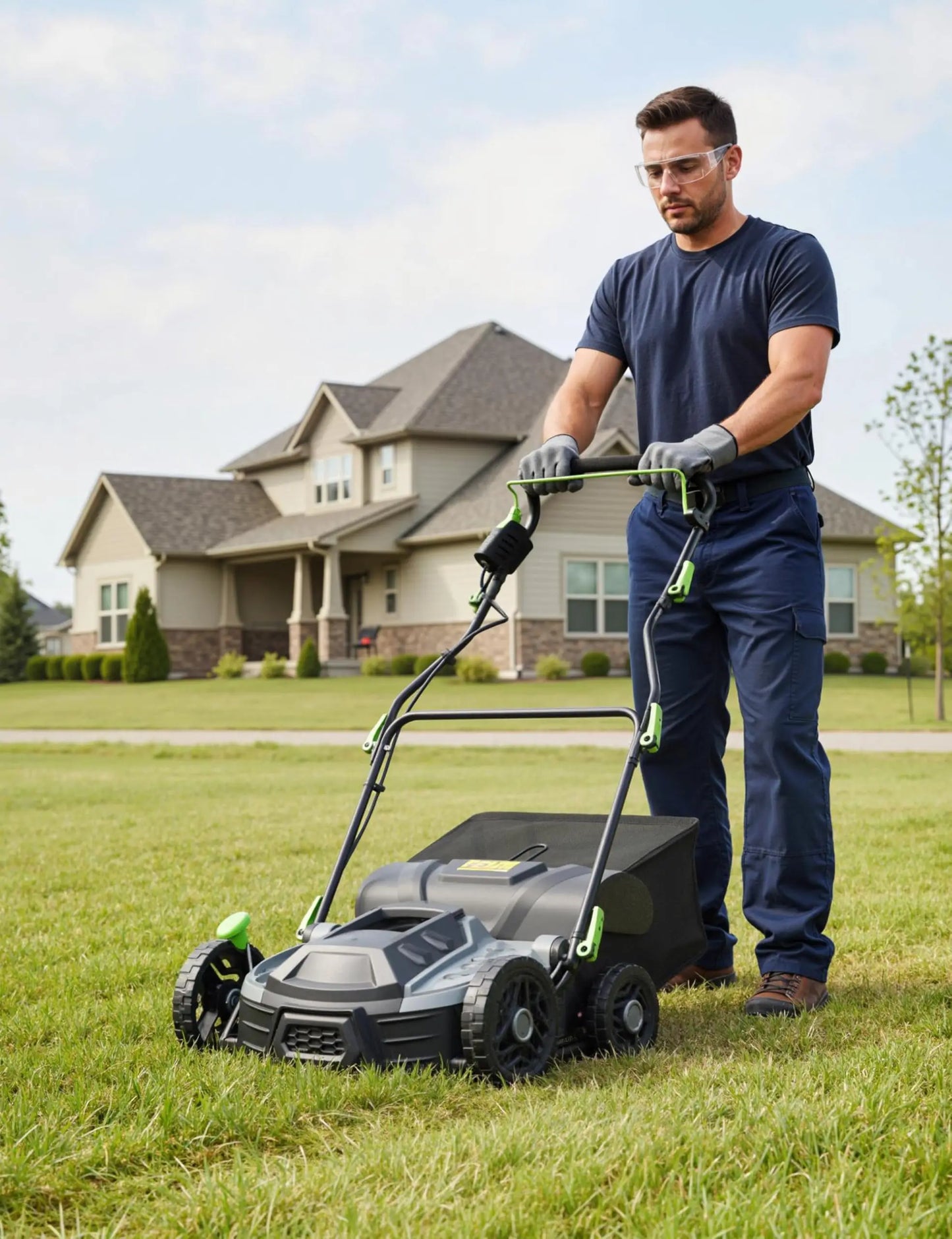 15.5 Amp Electric Lawn Dethatcher Scarifier 2-in-1