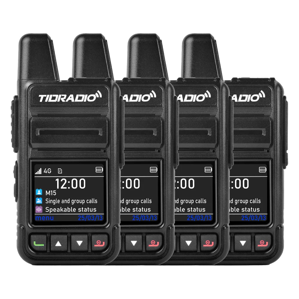 TIDRADIO TD-M15 Global POC Radio 4G Long Range Walkie Talkie