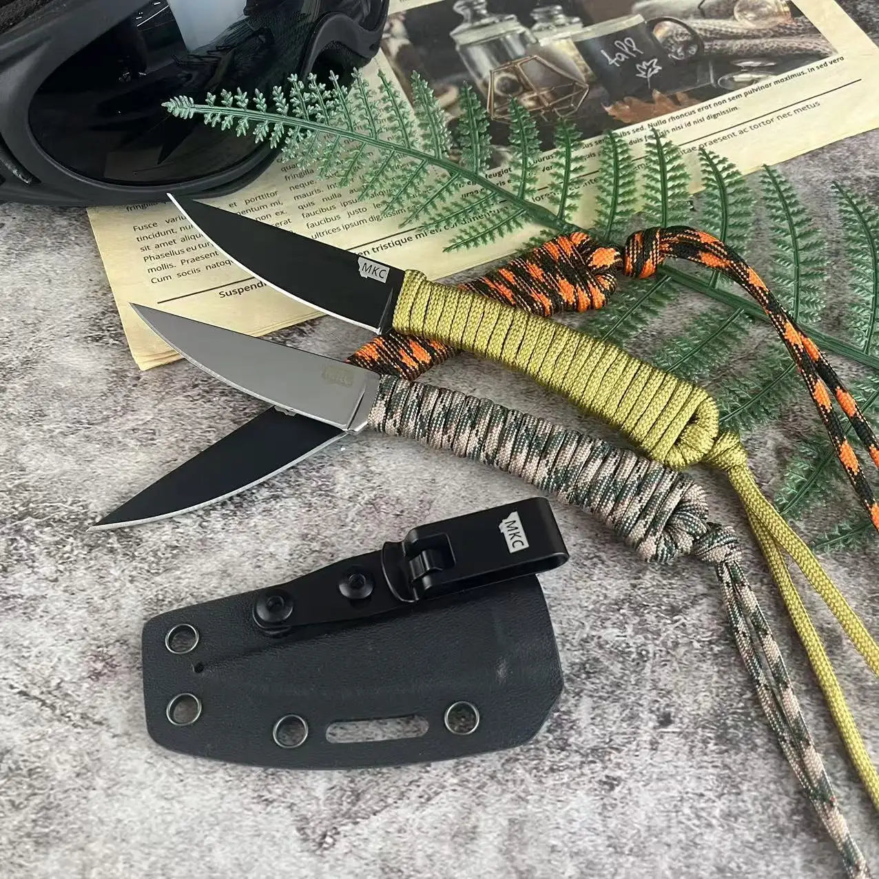 Montana MKC Fixed Blade Knife for Hiking and Hunting Outdoors