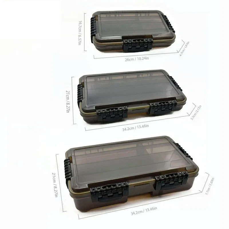 Large Capacity Waterproof Fishing Tackle Box For Hooks And Bait