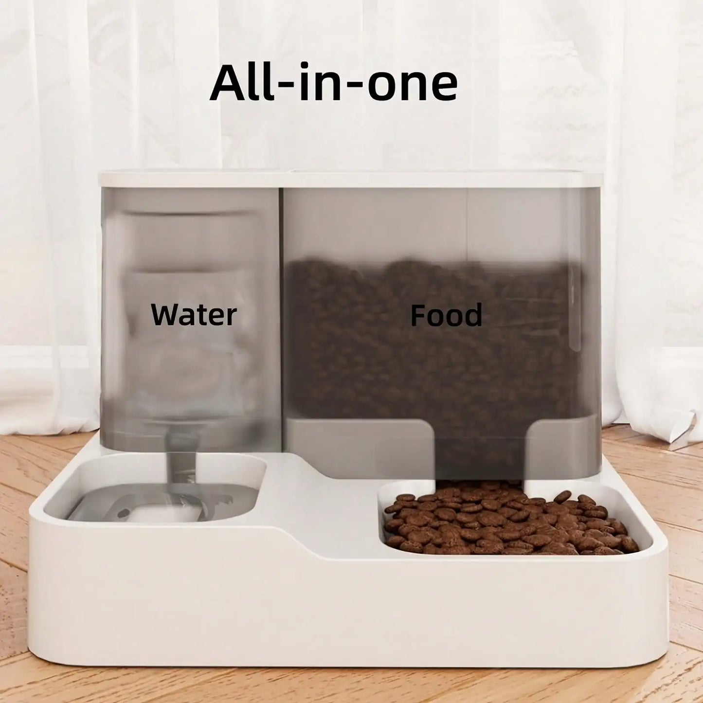 Automatic Cat Feeder and Water Dispenser Set