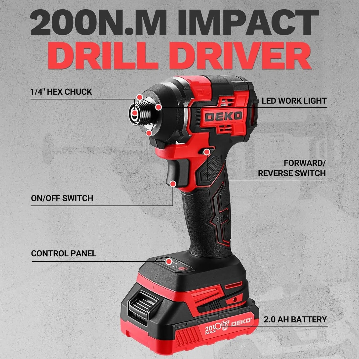 20V Brushless Drill And Impact Driver Combo Kit With 2x2.0Ah Batteries