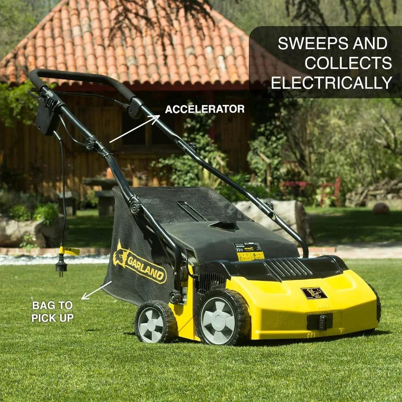 Turf Vacuum Sweeper For Synthetic Grass 1600W Corded Electric