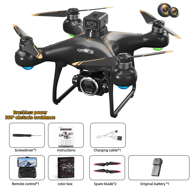 B10 Drone 8K Aerial Dual Camera Brushless Quadcopter Obstacle Avoidance