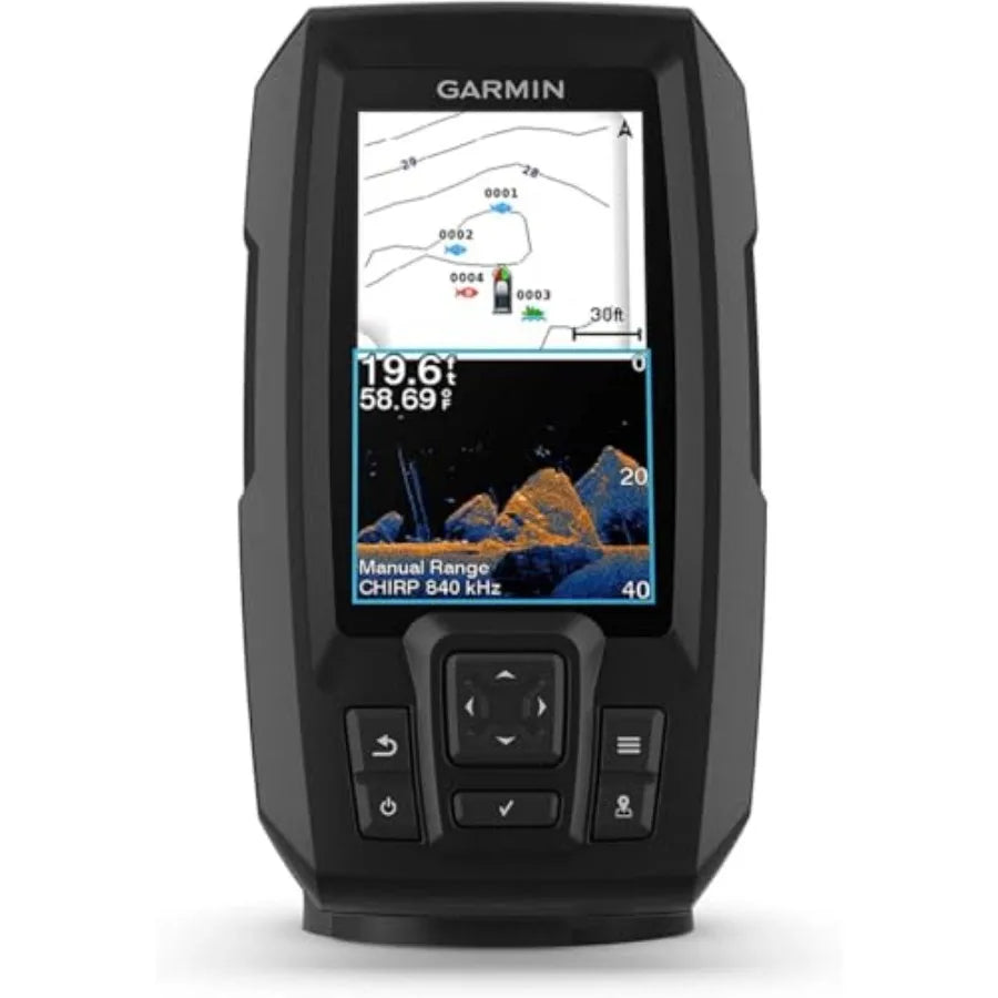 Fishfinder for Boats with PVC Housing Scanning Sonar LCD Display