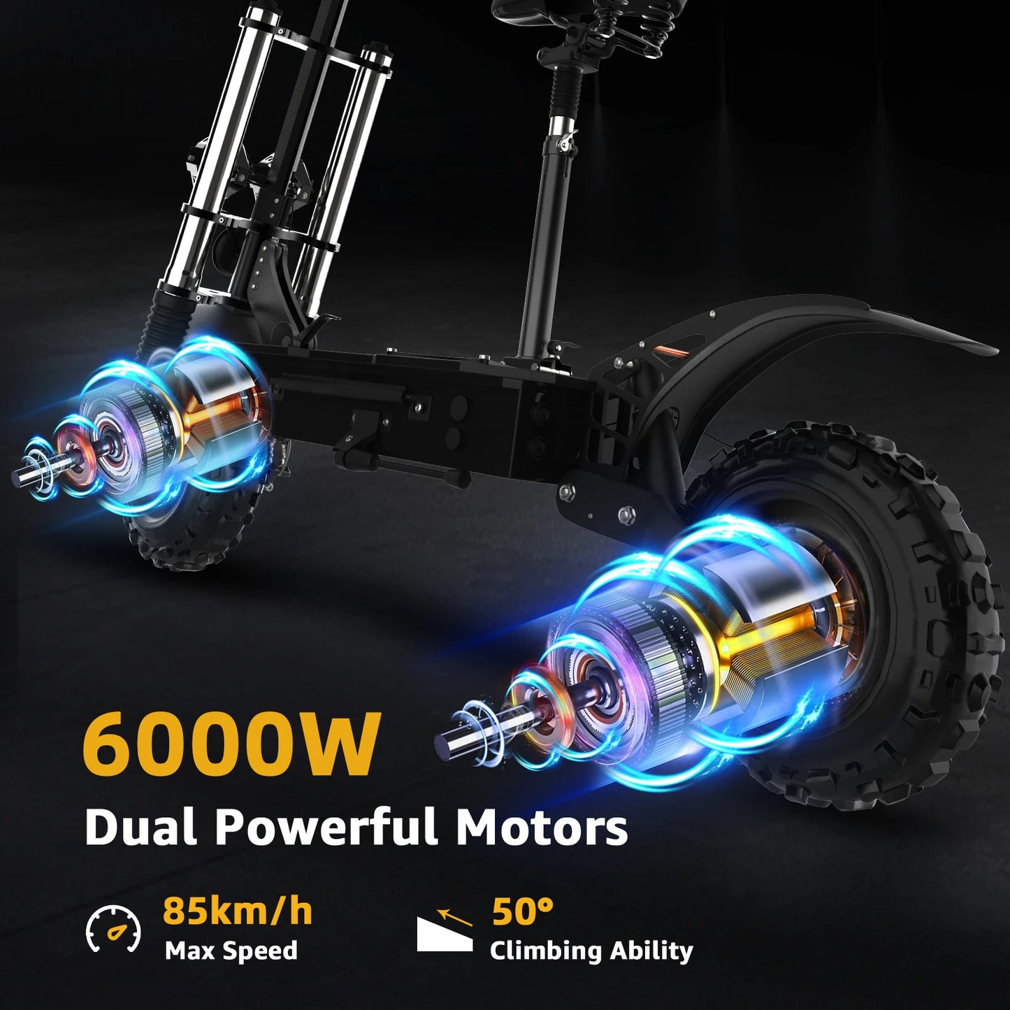 Jueshuai Electric Scooter For Adults Dual Motor X60 X700 Foldable
