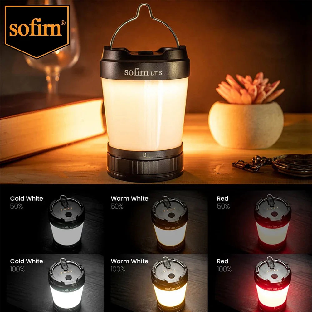 Sofirn LT1S Camping Light USB C Rechargeable Lantern Reverse Charging