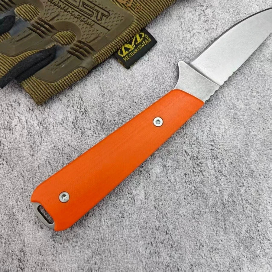 E Fixed G10 Knife Stainless Steel Outdoor Knife With Sheath