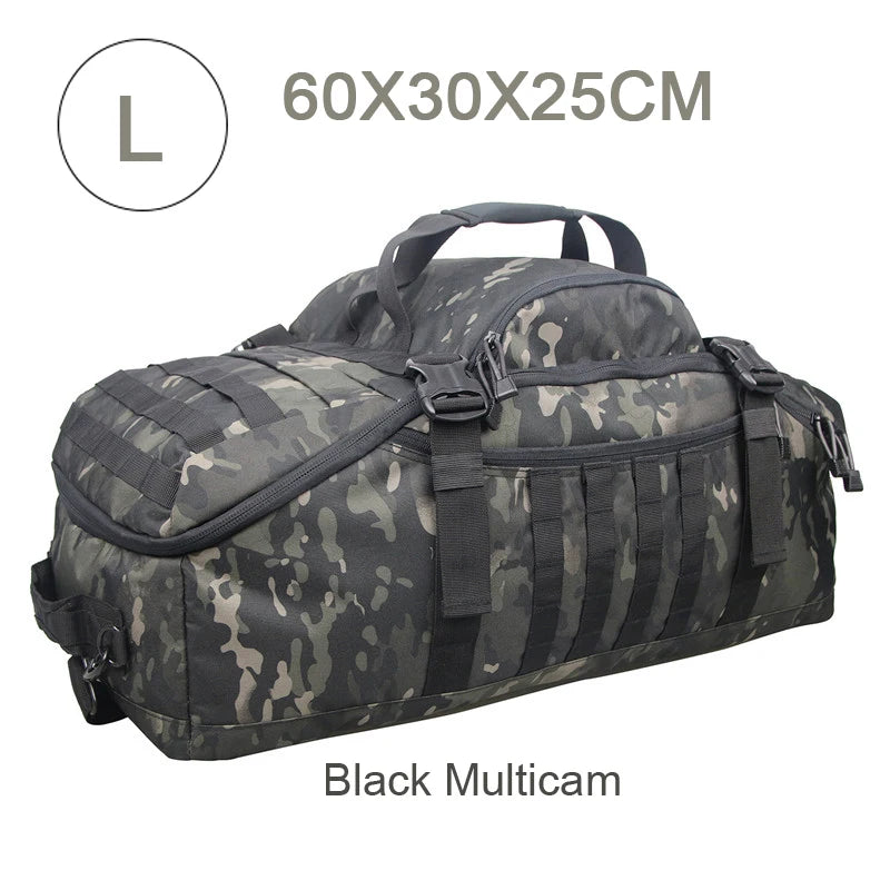 LQARMY Outdoor Molle Tactical Backpack for Hiking Camping Travel