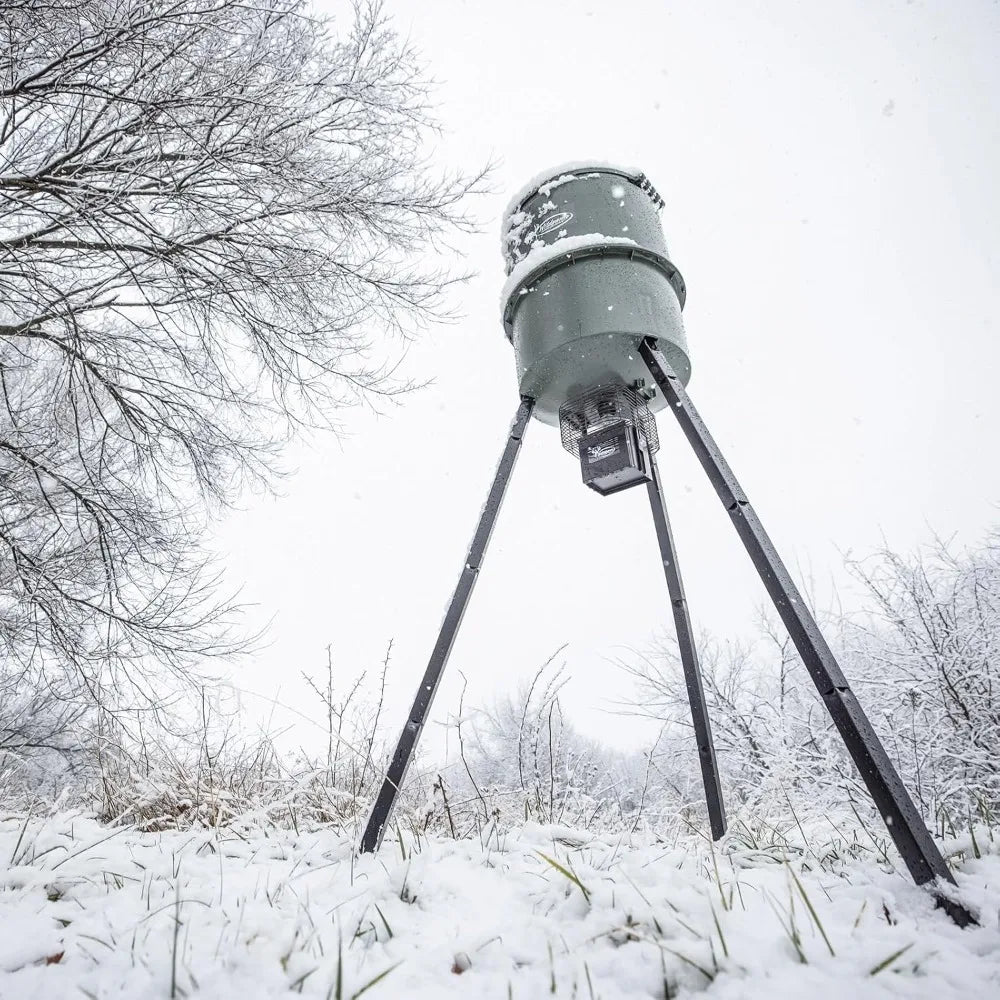 Quick Set Pro Game Feeder With Digital Timer Tripod