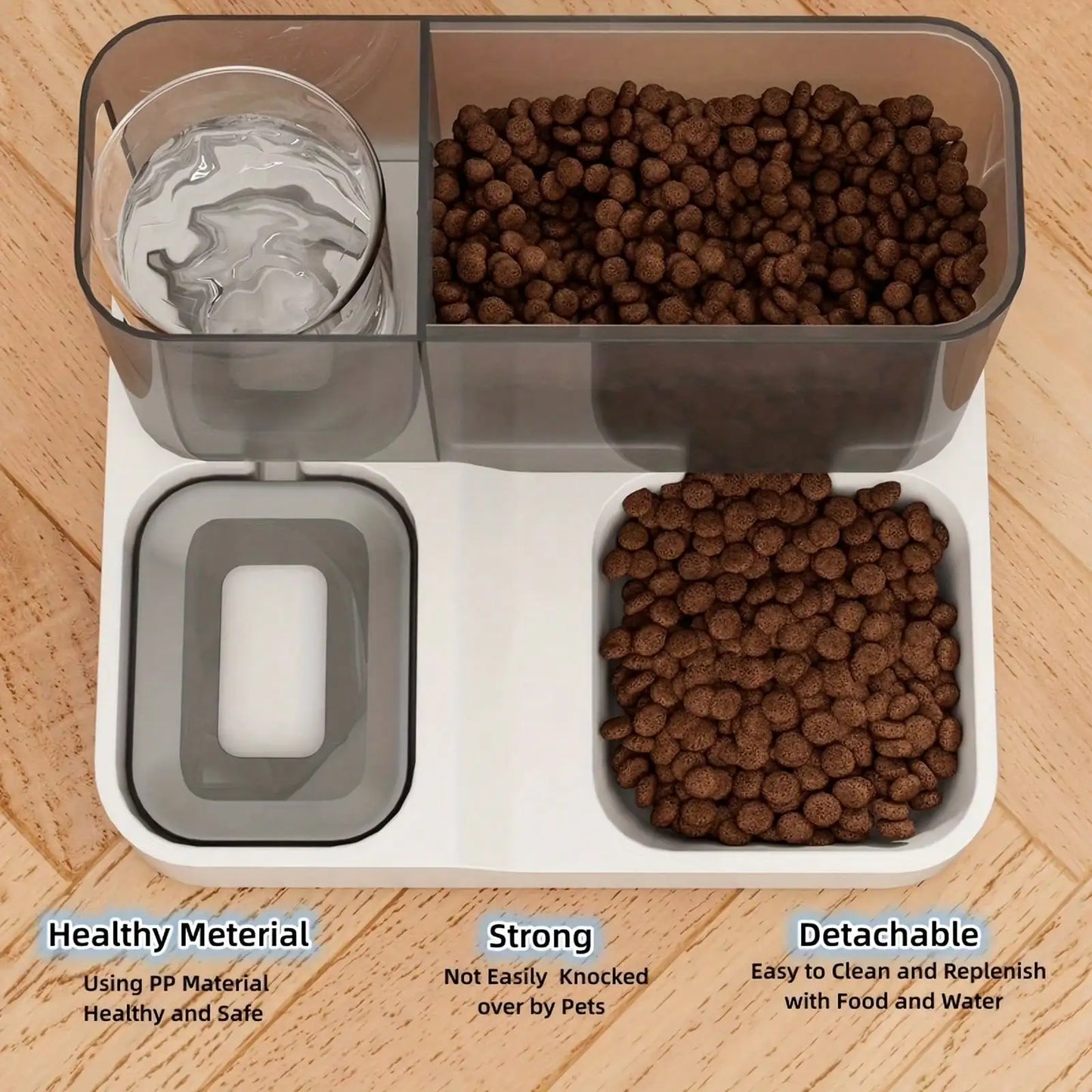Automatic Cat Feeder and Water Dispenser Set