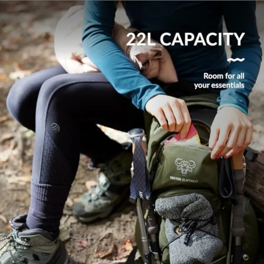 Hydration Backpack Sherpa Hiking With Water Bladder
