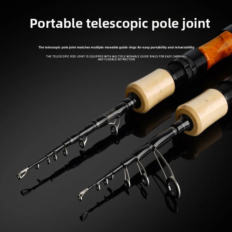 Telescopic Luya Rod Fishing Rod With Soft Microobject Vibration
