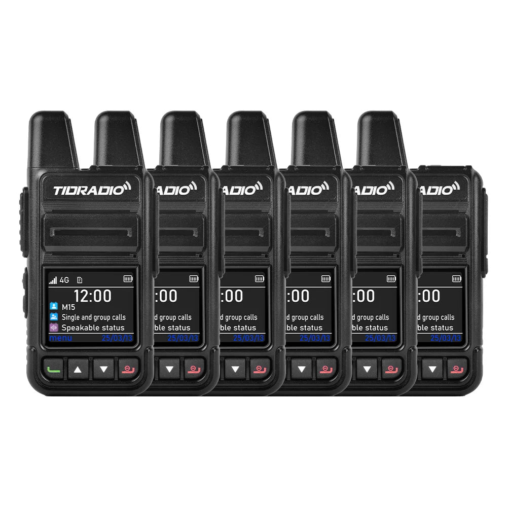 TIDRADIO TD-M15 Global Signal POC Radio 4G Walkie Talkie