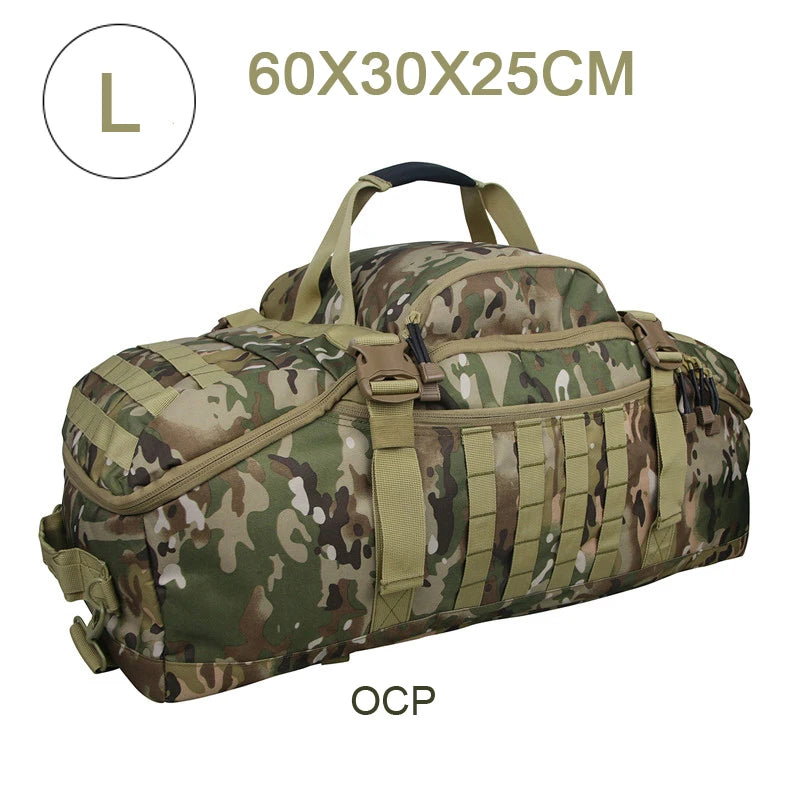 LQARMY Outdoor Molle Tactical Backpack for Hiking Camping Travel