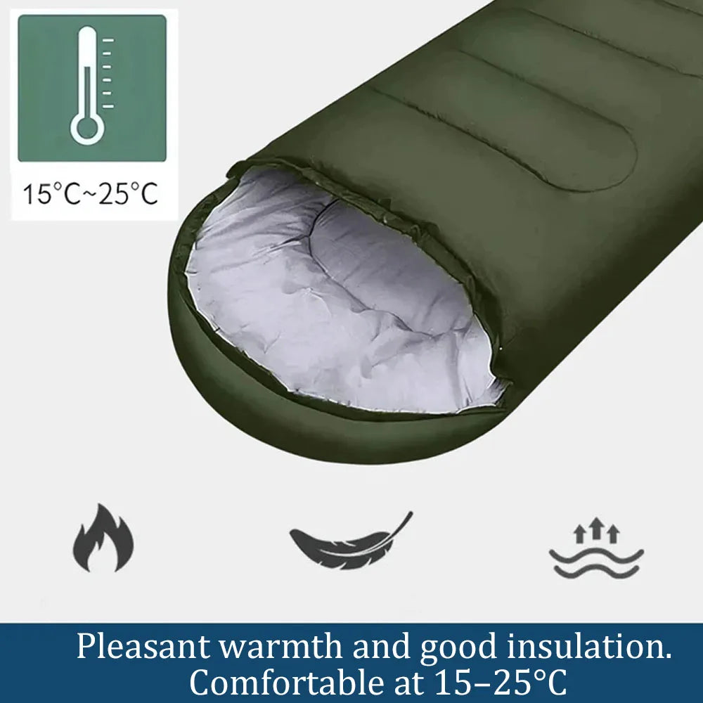 Ultralight Waterproof 4 Season Camping Sleeping Bag For Outdoors