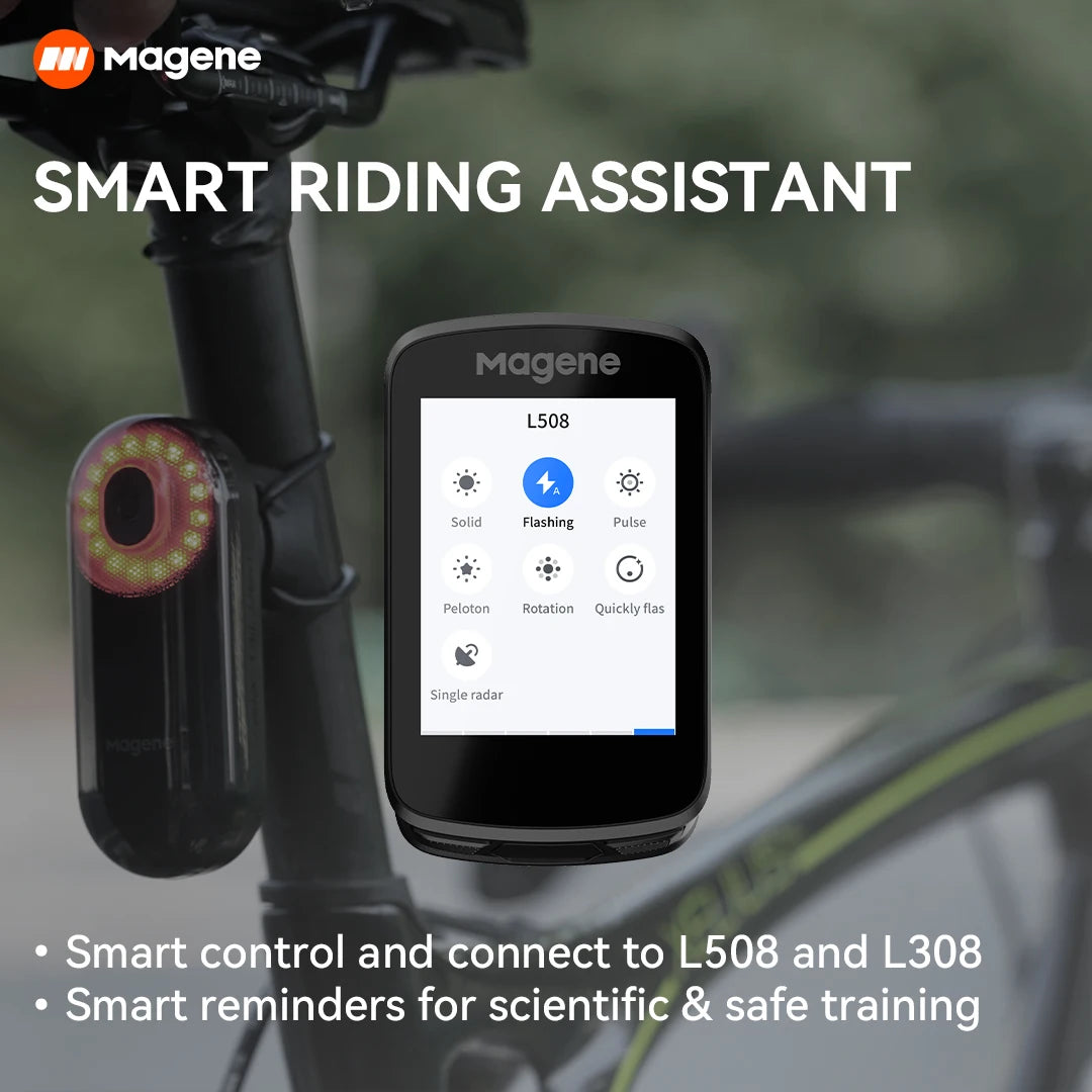 Magene C506 GPS Bike Computer With Navigation And WiFi Speedometer