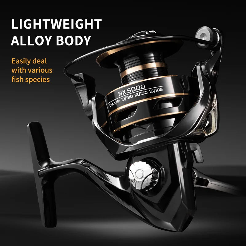 J-BARZILLA NX Spinning Fishing Reel 10Kg Max Drag High Speed