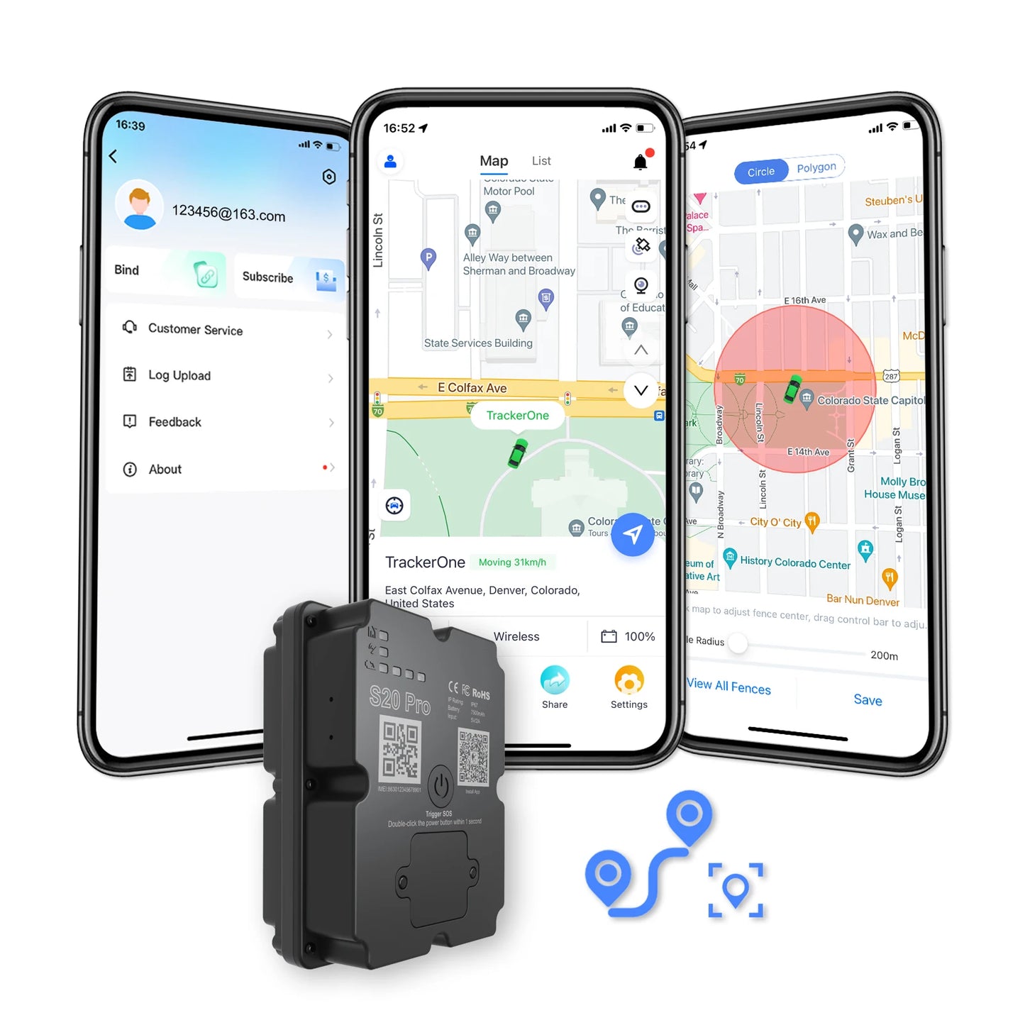 Wanwaytech 4G GPS Vehicle Tracker Real Time Anti Lost Subscription Required