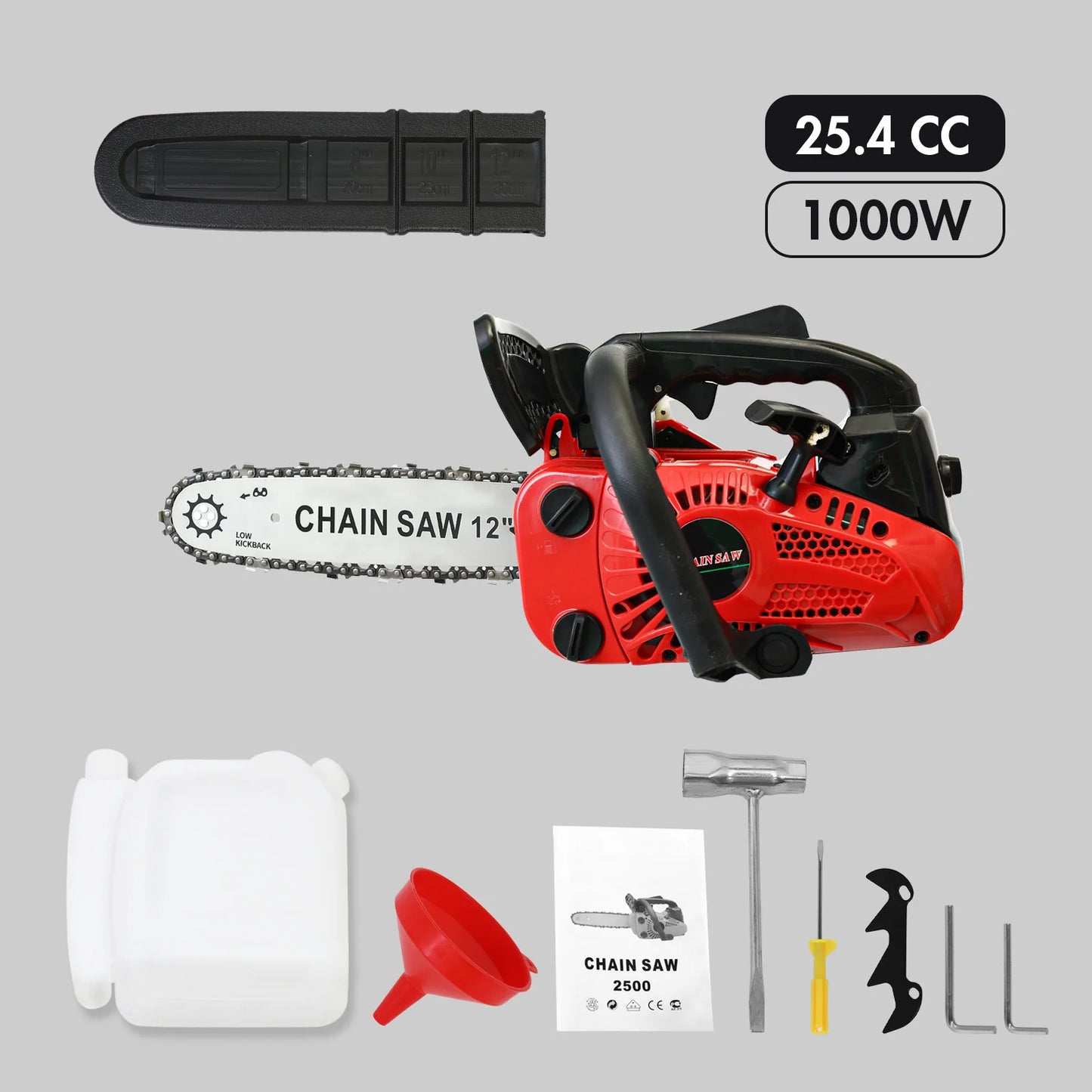 Cordless Chainsaw 1000W Lightweight Portable Wood Cutting for Farm