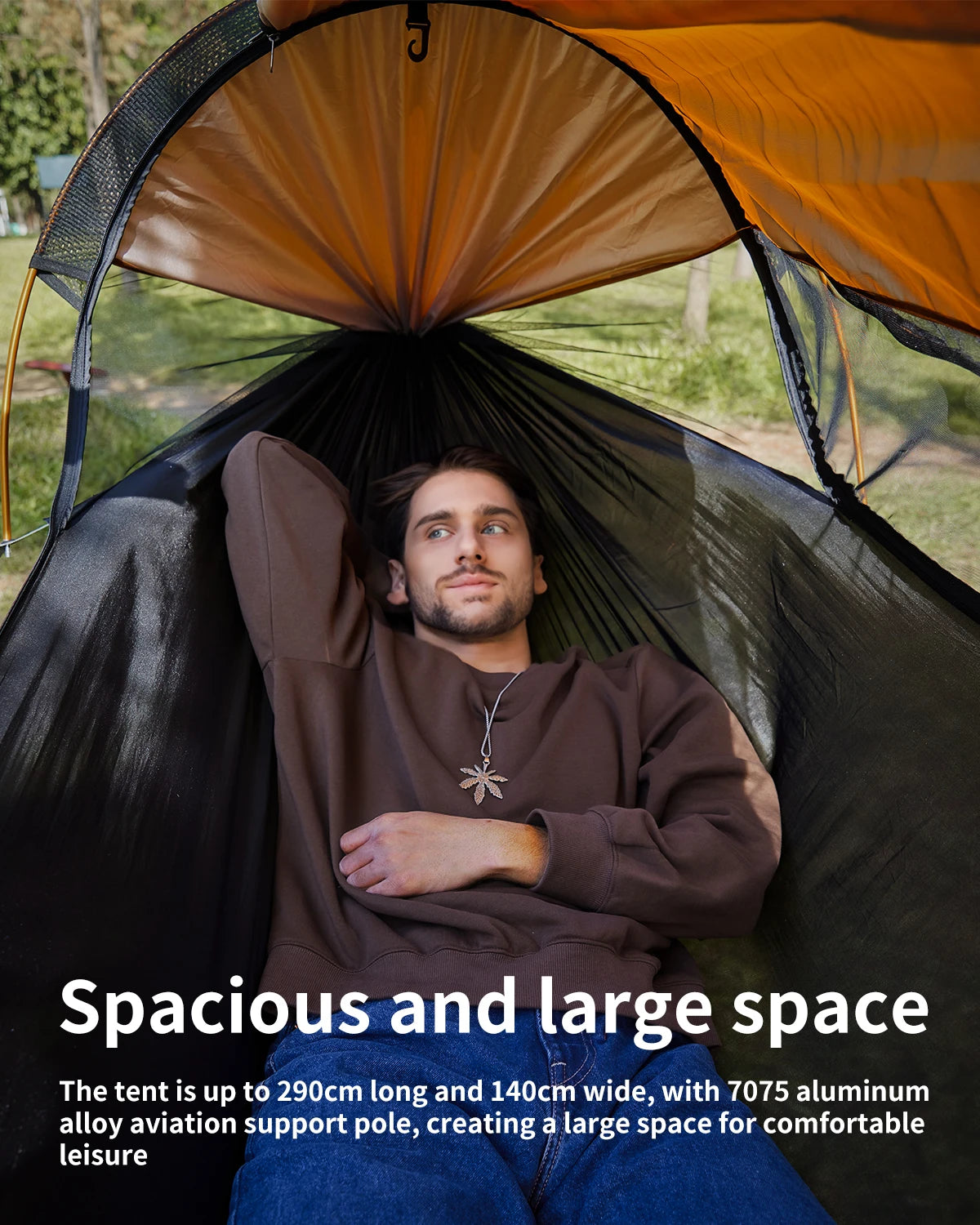 Travel Bird Outdoor Hammock With Mosquito Net For Camping