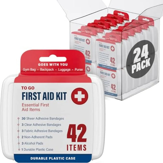 Comprehensive First Aid Kit 1000 Pcs 24 Boxes 42 Items