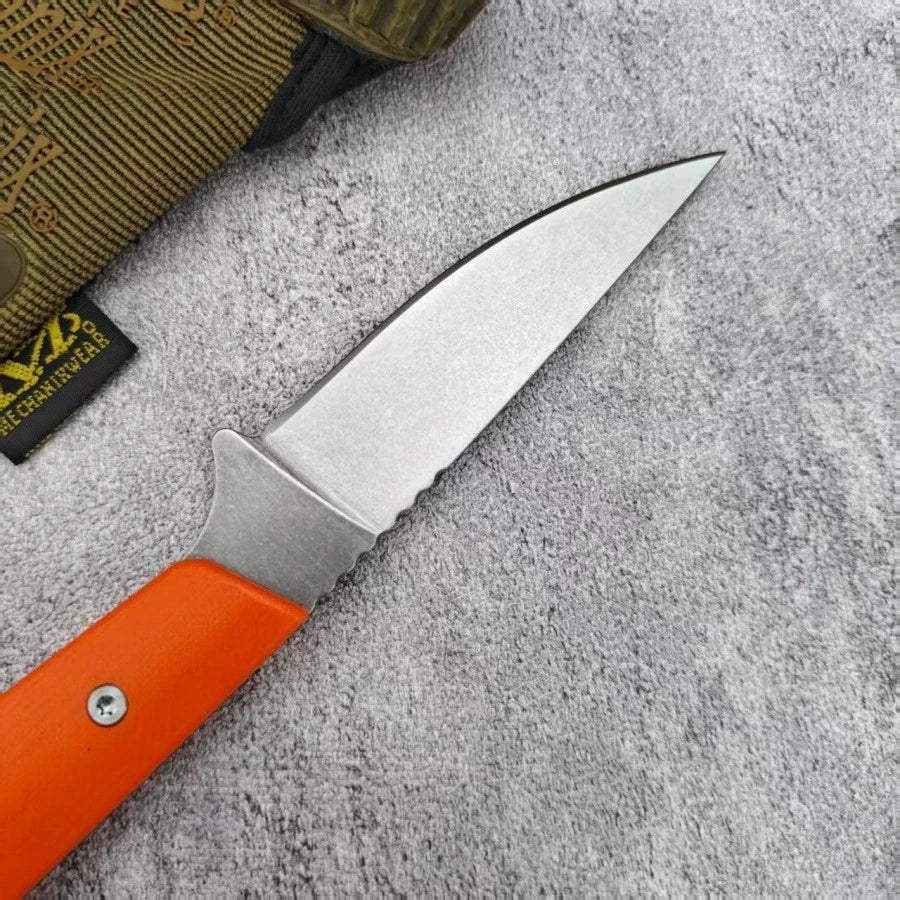E Fixed G10 Knife Stainless Steel Outdoor Knife With Sheath