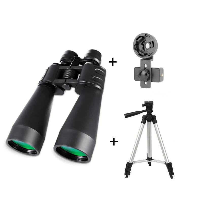 CAOX Binoculars Long Range Zoom HD With BAK4 Optics