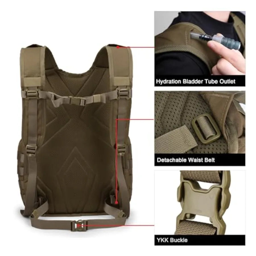 Tactical Hydration Backpack With Built In Reservoir